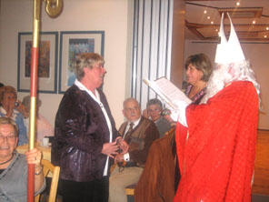 Ingrid mit Nikolaus